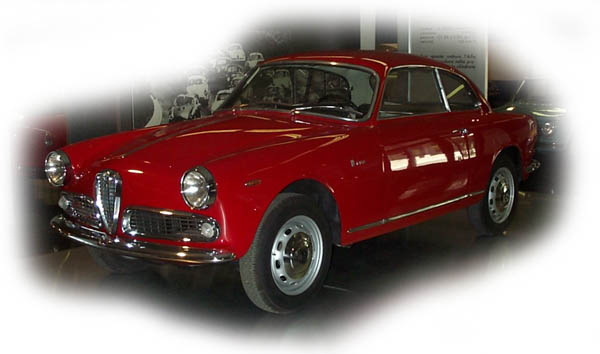 Ein Alfa-Romeo Giulietta Sprint von 1954