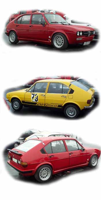 Geliebte Alfasud beim Oldtimer-Grand-Prix 2002. Boxer forever ! 