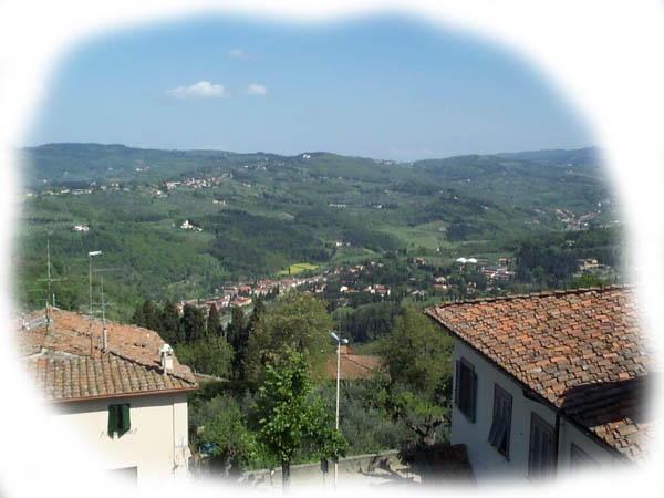 Blick aus dem Hotelfenster