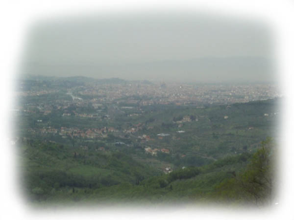 Der Blick auf Florenz