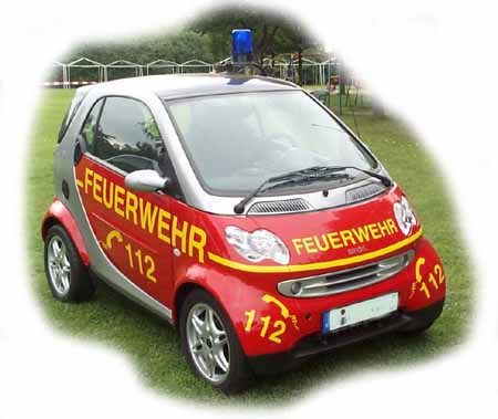 Feuerwehr - Smart. Warum nicht, jeder sollte einen Smart haben.